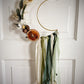 Imbolc- crescent moon wreath