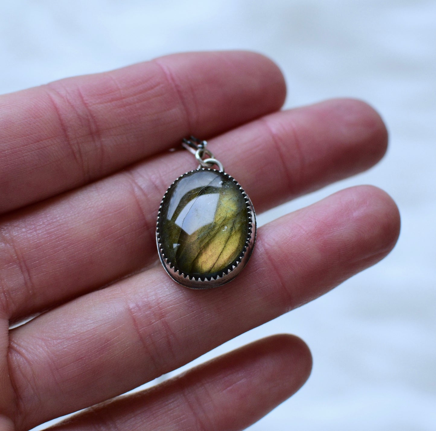 Labradorite pendant #1