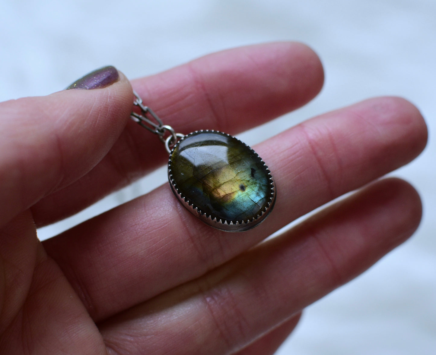 Labradorite pendant #2