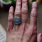 Hawk medallion ring- Size 6.25